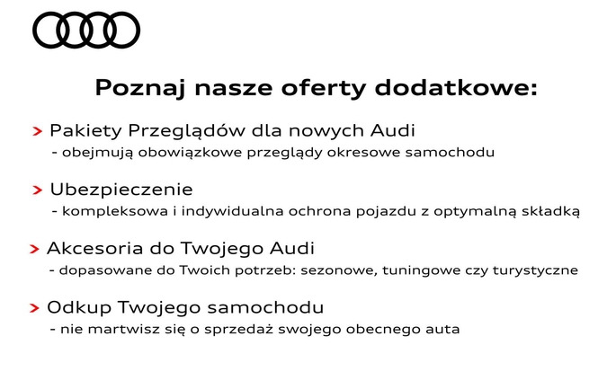 Audi A4 cena 258640 przebieg: 8, rok produkcji 2024 z Tczew małe 16